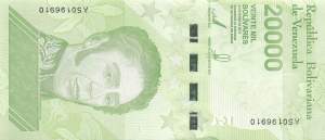 20000 Bolivares 2019
